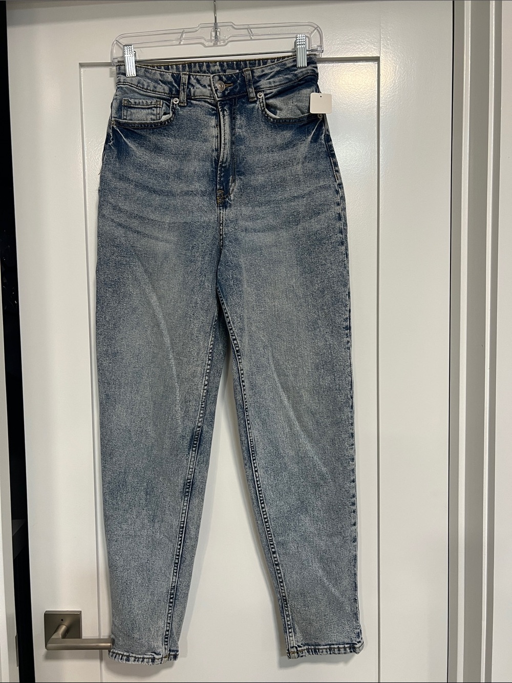 Divided High-Waist Women's Jeans - Light Wash Blue